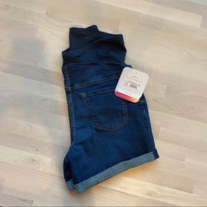 NWT Denim Maternity Shorts